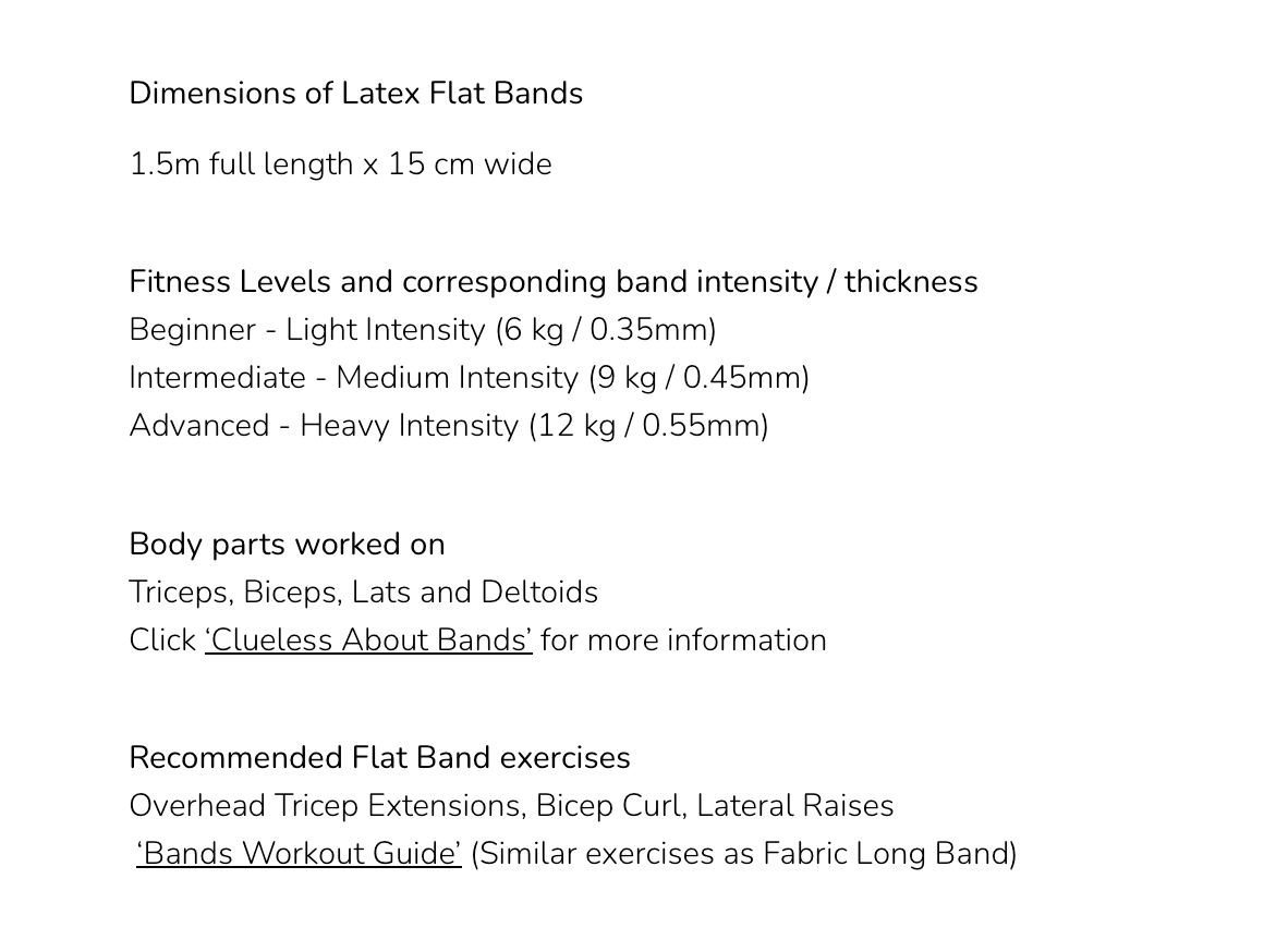 Yellow Latex Flat Band (Heavy Intensity) - Care@Home