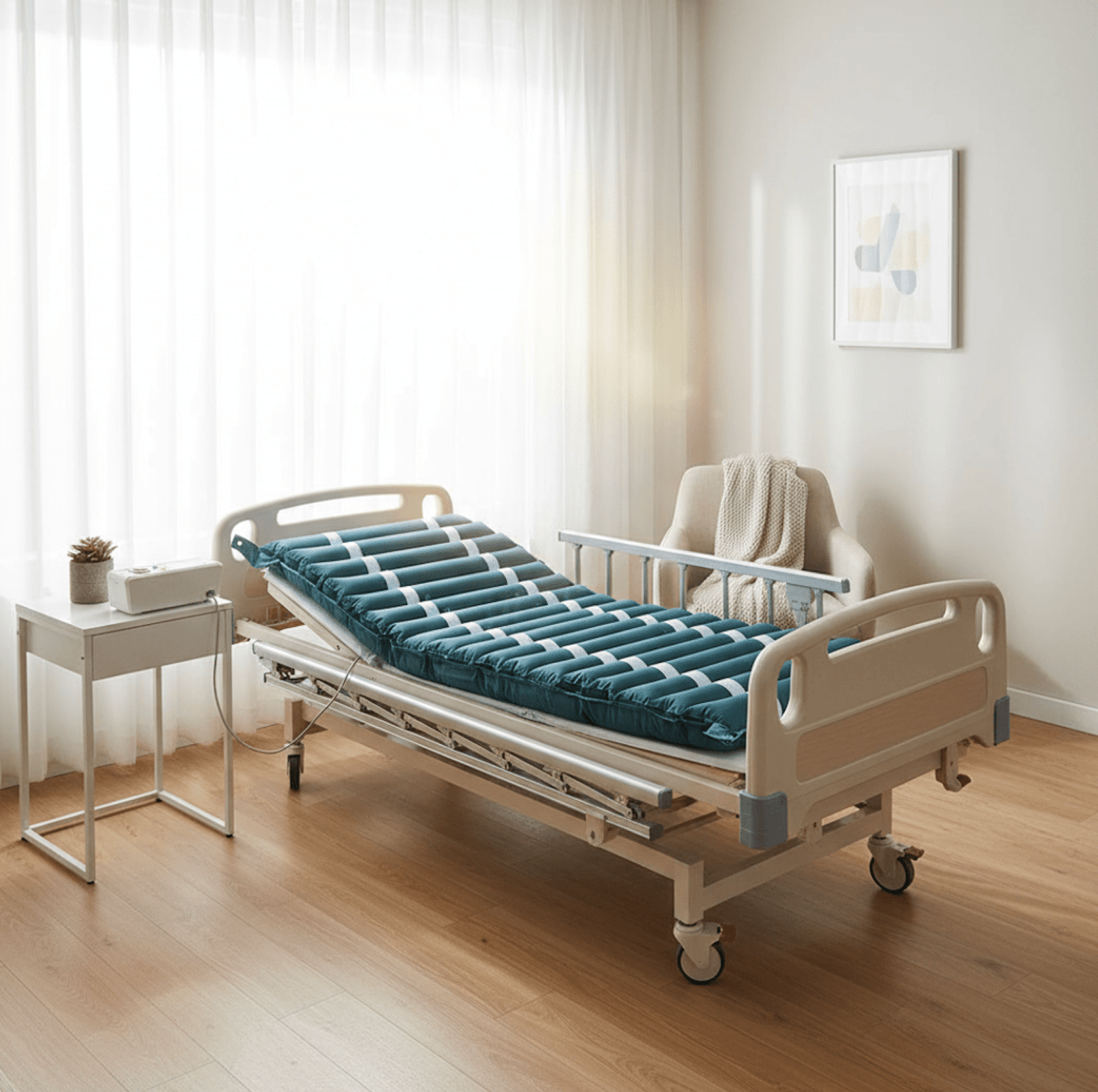 YHMED Alternating Pressure Relief Mattress with Pump - Care@Home